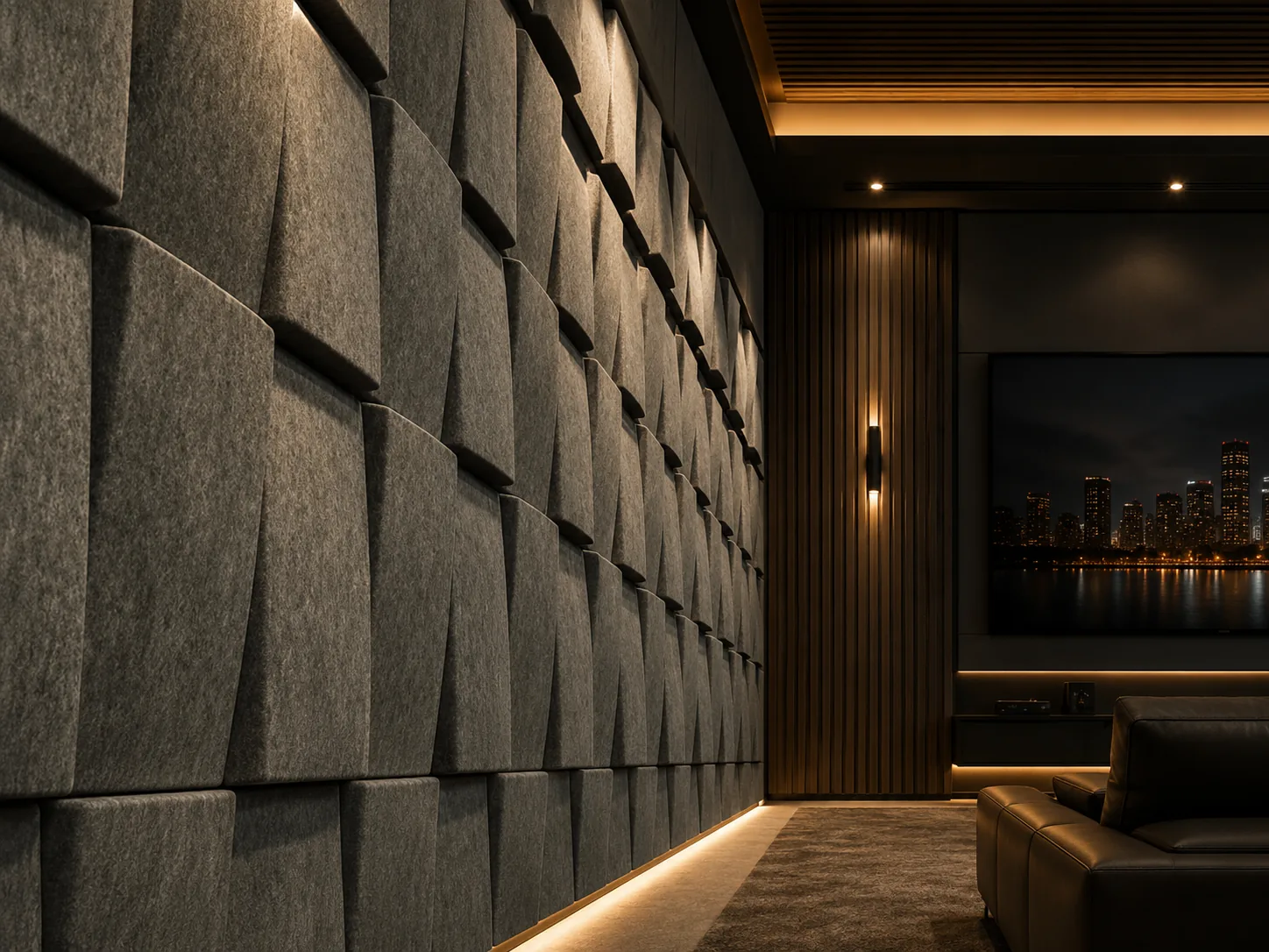 3D Akustik Keçe Panel